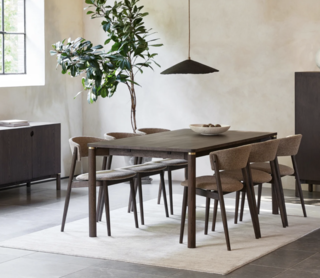 Robine Eettafel met 1 verlengstuk, By FonQ, Bruin